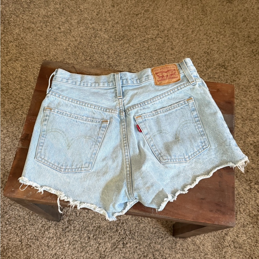 Levi's Light Blue Jean Shorts for Women